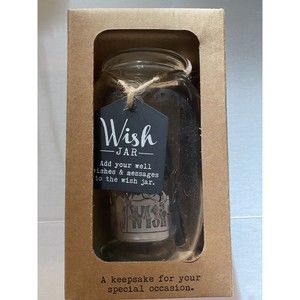 Splosh Wish Jar  PRAYERS Gift Keepsake for Your Special Occasion Lid Dented
